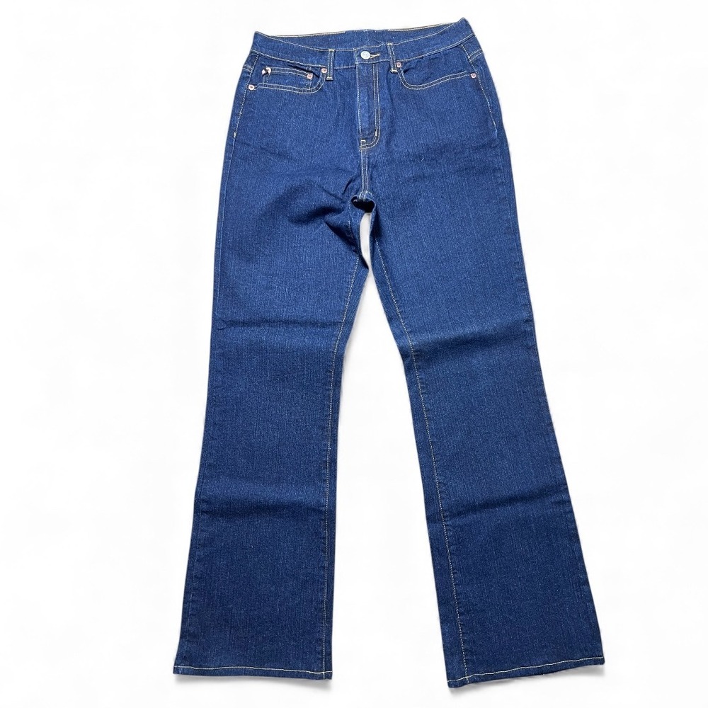 Polo Ralph Lauren Stretch Saturday‎ Bootcut Jeans Dark Wash 10x32 Womens Denim